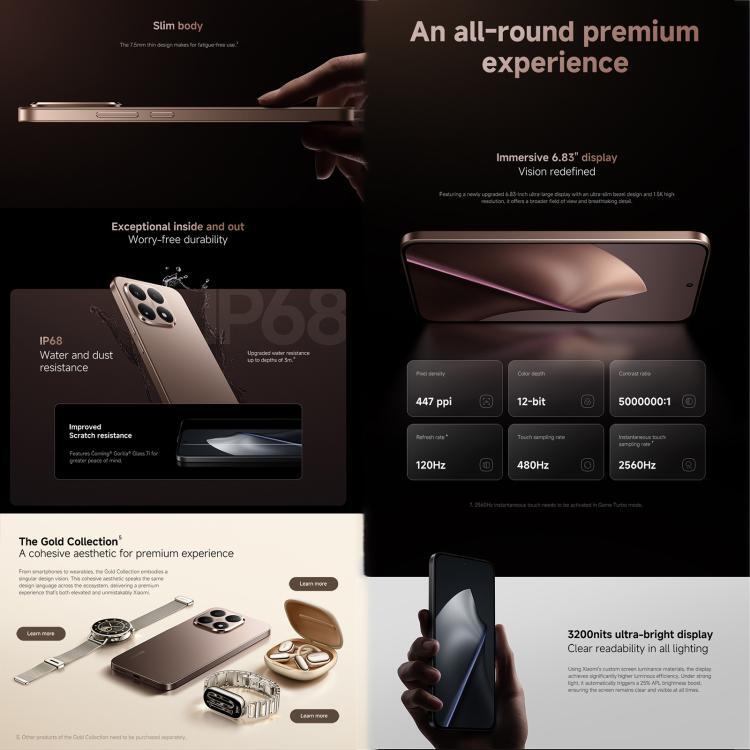 [HK Warehouse] Xiaomi 15T Global, 12GB+512GB, Screen Fingerprint, 6.83 inch Xiaomi HyperOS 2 MediaTek Dimensity 8400-Ultra Octa Core, NFC, Network: 5G (Black)