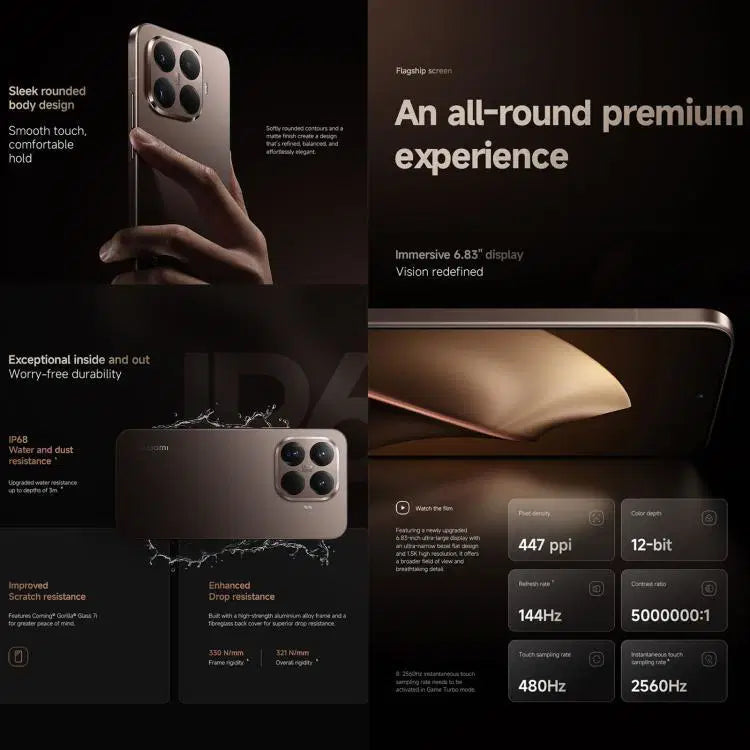 [HK Warehouse] Xiaomi 15T Pro Global, 12GB+256GB, Screen Fingerprint, 6.83 inch Xiaomi HyperOS 2 MediaTek Dimensity 9400+ Octa Core, NFC, Network: 5G (Black)