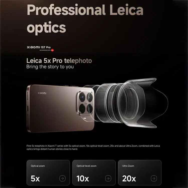 [HK Warehouse] Xiaomi 15T Pro Global, 12GB+512GB, Screen Fingerprint, 6.83 inch Xiaomi HyperOS 2 MediaTek Dimensity 9400+ Octa Core, NFC, Network: 5G (Black)
