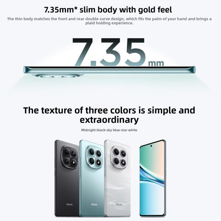 Xiaomi Redmi Note 15 5G, 8GB+256GB, 6.77 inch Xiaomi HyperOS 2 Snapdragon 6 Gen 3 Octa Core, Network: 5G (Black)