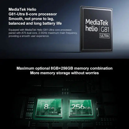 Xiaomi Redmi 14C, 4GB+128GB, 6.88 inch Xiaomi HyperOS MediaTek Helio G81-Ultra Octa Core, Network: 4G, Not Support Google Play (Green)