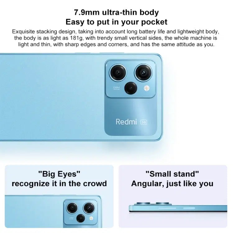 Xiaomi Redmi Note 12 Pro Speed 5G, 108MP Camera, 8GB+256GB, Triple Back Cameras, 5000mAh Battery, 6.67 inch MIUI 14 Snapdragon 778G Octa Core up to 2.4GHz, Network: 5G, Dual SIM, NFC, IR (Black)