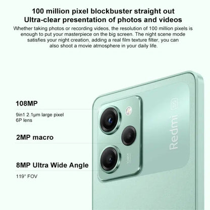 Xiaomi Redmi Note 12 Pro Speed 5G, 108MP Camera, 8GB+256GB, Triple Back Cameras, 5000mAh Battery, 6.67 inch MIUI 14 Snapdragon 778G Octa Core up to 2.4GHz, Network: 5G, Dual SIM, NFC, IR (Black)