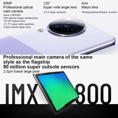 Xiaomi Civi 3 5G, 50MP Camera, 16GB+1TB, Triple Back Cameras + Dual Front Cameras, In-screen Fingerprint Identification, 4500mAh Battery, 6.55 inch MIUI 14 Dimensity 8200-Ultra Octa Core 4nm up to 3.1GHz, Network: 5G, NFC (Purple)