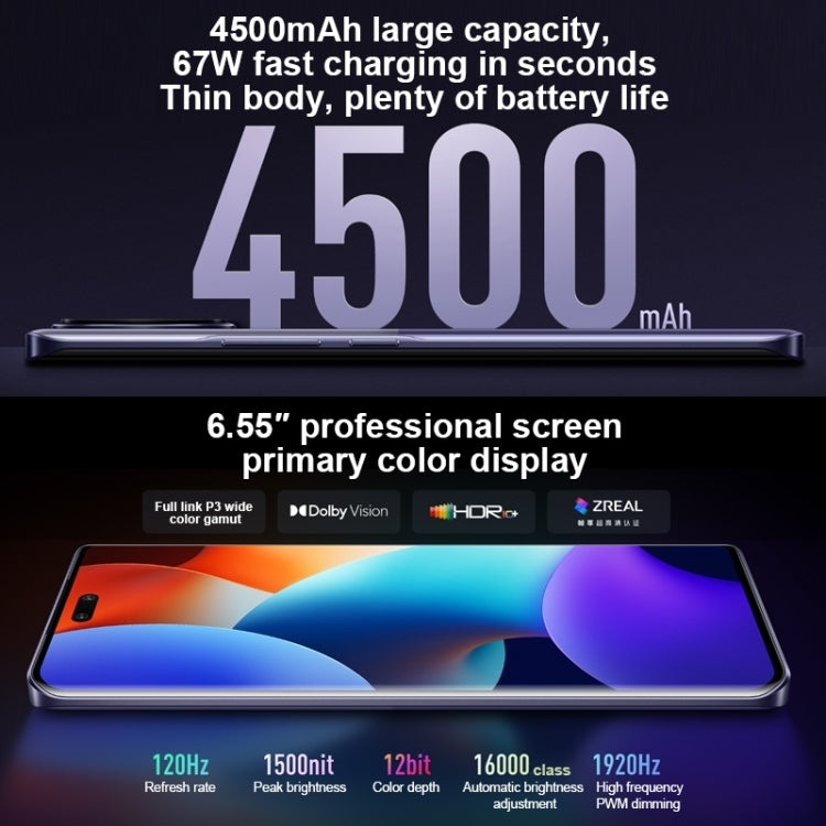 Xiaomi Civi 3 5G, 50MP Camera, 16GB+1TB, Triple Back Cameras + Dual Front Cameras, In-screen Fingerprint Identification, 4500mAh Battery, 6.55 inch MIUI 14 Dimensity 8200-Ultra Octa Core 4nm up to 3.1GHz, Network: 5G, NFC (Purple)