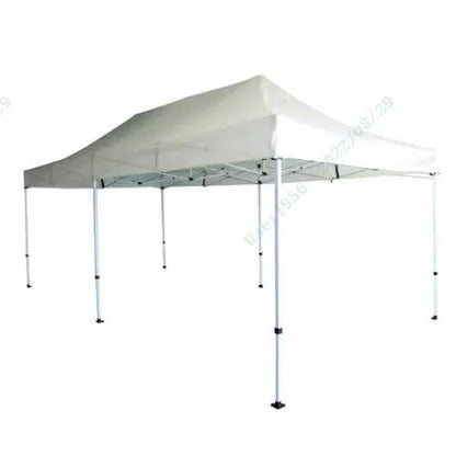 10 x 20 Feet Outdoor Pop-Up Patio Folding Canopy Tent-White - Color: White
