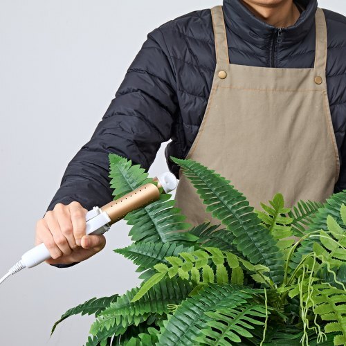 Artificial Ferns, 48 Inch Fake Boston Fern Bush Plant with 67 Fronds, Faux Greenery for Indoor/Outdoor Decor, Silk & LDPE, Suitable for Home Porch Garden Office Living Room Planter, Set of 2