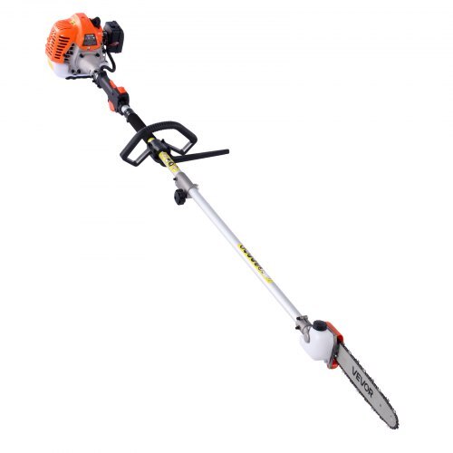 Gas Hedge Trimmer, 2 Cycle Gas Power Handheld Trimmer, 6-in-1 26cc Weed Eater with Extension Pole & Protective Gear Set, Includes Hedge & String Trimmer, Brush Cutter(3T & 40T), Edger, Pole Saw