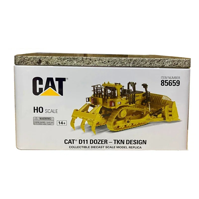 1:87 Scale DM CAT D11  Bulldozer Hook Machine Alloy Engineering Vehicle Model 85659 Collection Ornaments Souvenirs