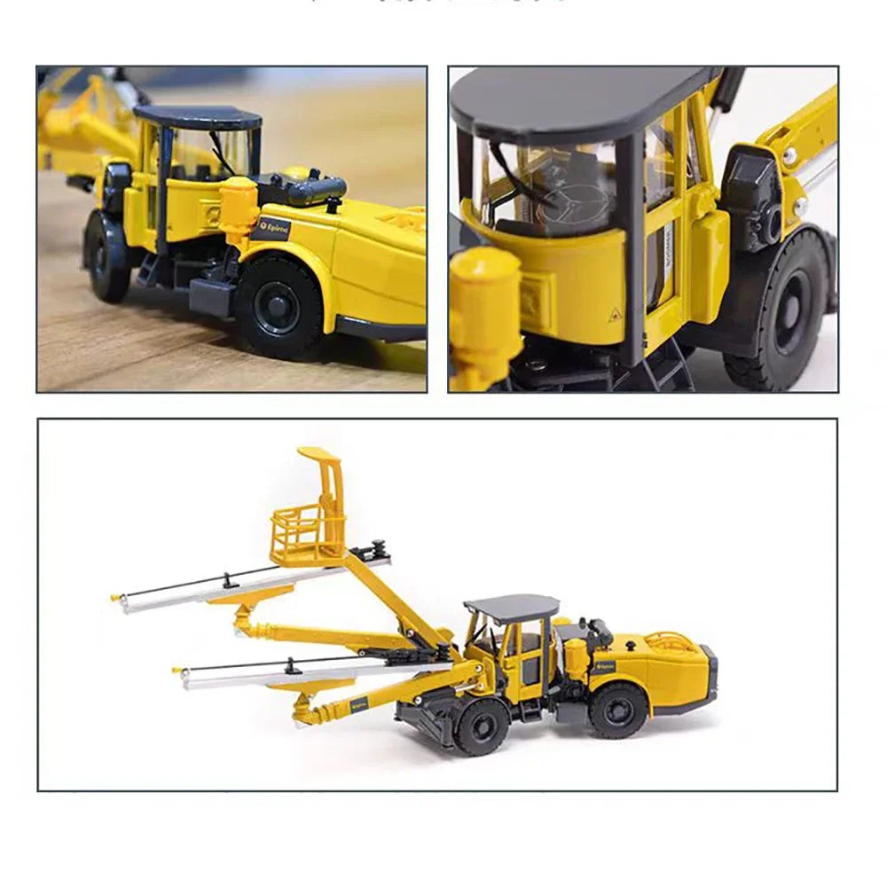 Epiroc Boomer E2 Large Three-arm Rock Drilling Machine/XZMG113F Rock Bolting Jumbo Simulation Alloy Engineering Vehicle Model