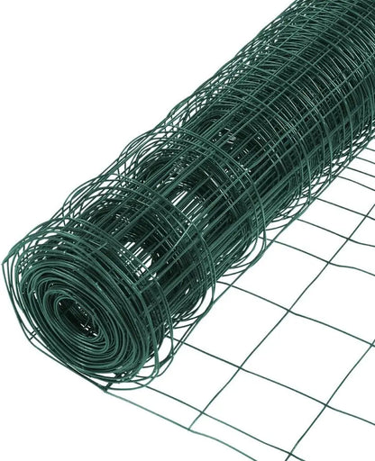1x1 Inch Mesh Welded Wire Fence, 36in x 100ft, Galvanized Steel for Animal Enclosures and Garden Protection