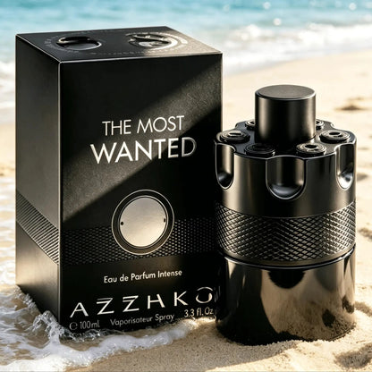 Azzora The Most Wanted men Eau De Parfum Intense Spray 3.3 oz Spicy woody notes Long-lasting fragrance Men Long Lasting