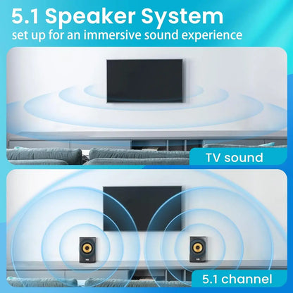 700W Bluetooth Home Theater Speaker System