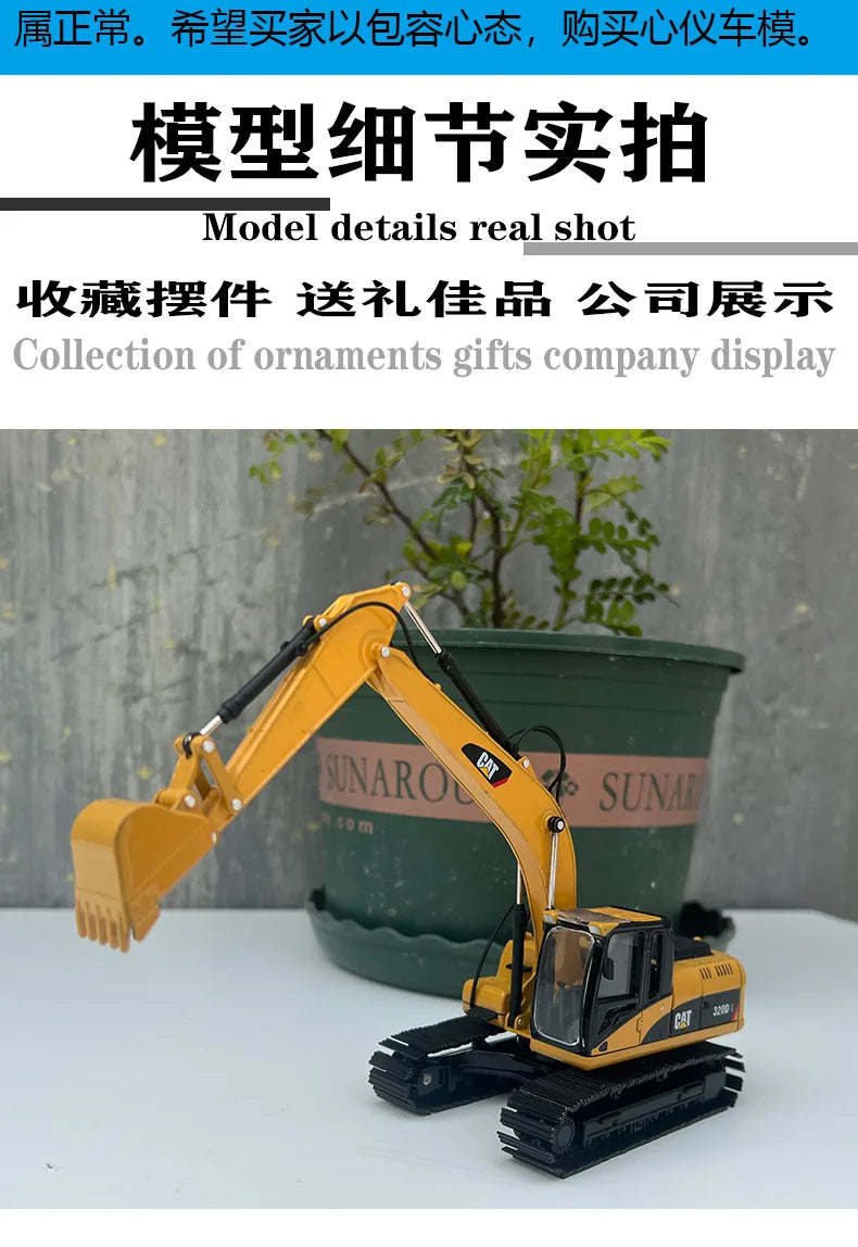 1:50 Original Scale Model,CAT 320D L HYDRAULIC EXCAVATOR,diecast model for collection and display