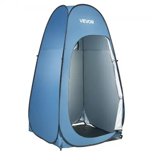 Pop up Shower Tent, Instant Portable Privacy Tent Changing Room with Shower Bag, Ground Stakes, Ropes, Carry Bag, 190T Polyester with Silver Coating, Quick Setup, for Camping, Beach, Fishing