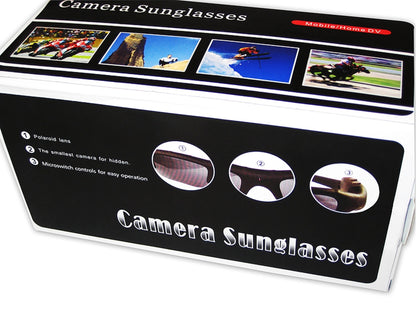 Spy Womens Sunglasses Camera Rechargeable Easy to Wear Sports Action Camcorder
