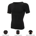 Men's Slimming Compression T-Shirt Body Shaper Undershirt for Weight Loss and Gynecomastia Muscle Tank Tops with Soft Design