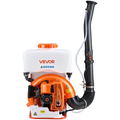 Backpack Fogger Sprayer, 63CC 3HP Engine, Gas Powered Fogger Sprayer with 4 Gallon Tank, Powder and Liquid Mister Duster System for Effective Fleas Ticks Critters Control, Gardening & Farming