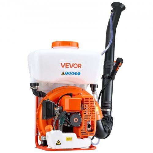 Backpack Fogger Sprayer, 63CC 3HP Engine, Gas Powered Fogger Sprayer with 4 Gallon Tank, Powder and Liquid Mister Duster System for Effective Fleas Ticks Critters Control, Gardening & Farming