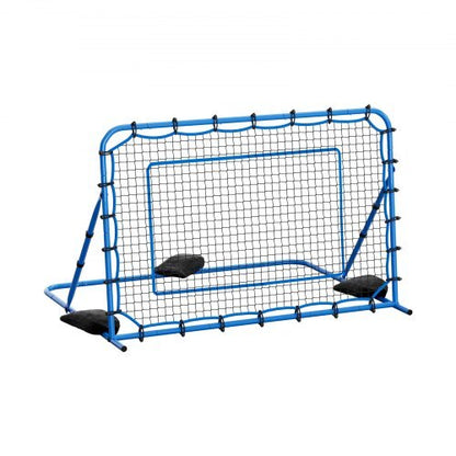 Soccer Rebounder Net, Quick-Switch Angle Soccer Goal Rebounder for Control, Passing Practice, Heavy-Duty Iron Frame & PE Net, Easy Setup Ball Training Aids & Equipment for Teens&Adults,6 x 4 ft